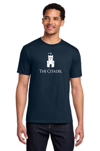 Load image into Gallery viewer, The Citadel, Barracks, Cotton T-Shirt - Navy
