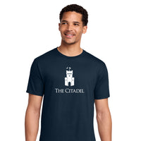 Load image into Gallery viewer, The Citadel, Barracks, Cotton T-Shirt - Navy
