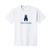 Load image into Gallery viewer, The Citadel, Barracks, Cotton T-Shirt - White
