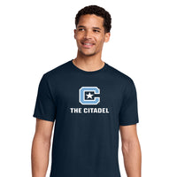 Load image into Gallery viewer, The Citadel, C Star, Cotton T-Shirt - Navy
