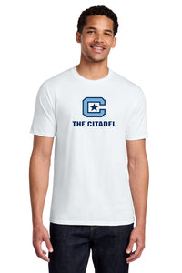 Load image into Gallery viewer, The Citadel, C Star, Cotton T-Shirt - White

