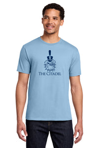 Load image into Gallery viewer, The Citadel, Spike, Cotton T-Shirt - Light Blue

