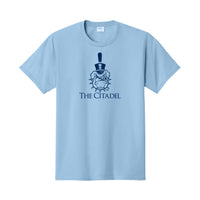 Load image into Gallery viewer, The Citadel, Spike, Cotton T-Shirt - Light Blue
