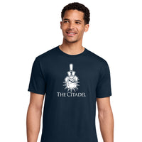 Load image into Gallery viewer, The Citadel, Spike, Cotton T-Shirt - Navy
