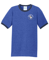 Load image into Gallery viewer, The Citadel, General Groshon, Ringer Style Tee Shirt - Royal / Navy
