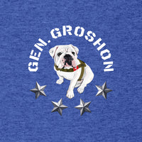 Load image into Gallery viewer, The Citadel, General Groshon, Ringer Style Tee Shirt - Royal / Navy
