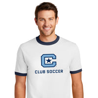 Load image into Gallery viewer, The Citadel, Club Soccer, Ringer T-Shirt
