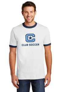 Load image into Gallery viewer, The Citadel, Club Soccer, Ringer T-Shirt
