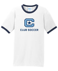 Load image into Gallery viewer, The Citadel, Club Soccer, Ringer T-Shirt

