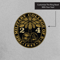 Load image into Gallery viewer, The Citadel, Customizable (Your Year) Ring Bezel Design,  Performance Fleece Pullover Sweatshirt-Silver
