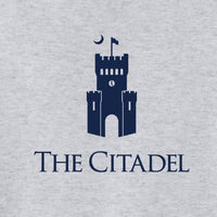 Load image into Gallery viewer, The Citadel, Barracks, Easy Fleece Pullover Hooded Sweatshirt - Ash
