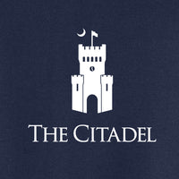 Load image into Gallery viewer, The Citadel, Barracks, Easy Fleece Pullover Hooded Sweatshirt - Navy
