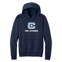 Load image into Gallery viewer, The Citadel, C Star, Easy Fleece Pullover Hooded Sweatshirt - Navy
