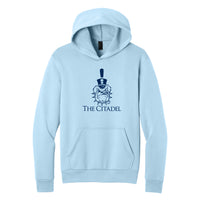 Load image into Gallery viewer, The Citadel, Spike, Easy Fleece Pullover Hooded Sweatshirt - Carolina Blue
