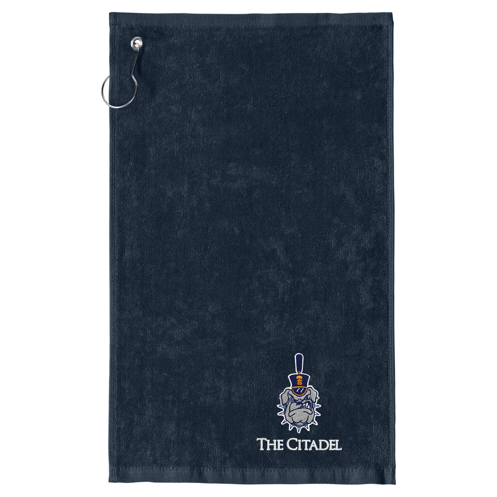 The Citadel, Spike Logo, Port Authority ® Grommeted Hemmed Towel - Navy