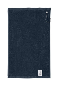 Load image into Gallery viewer, The Citadel, Spike Logo, Port Authority ® Grommeted Hemmed Towel - Navy
