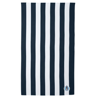 Load image into Gallery viewer, The Citadel, Spike Logo, Cabana Stripe Beach Towel
