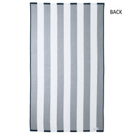Load image into Gallery viewer, The Citadel, Spike Logo, Cabana Stripe Beach Towel- back

