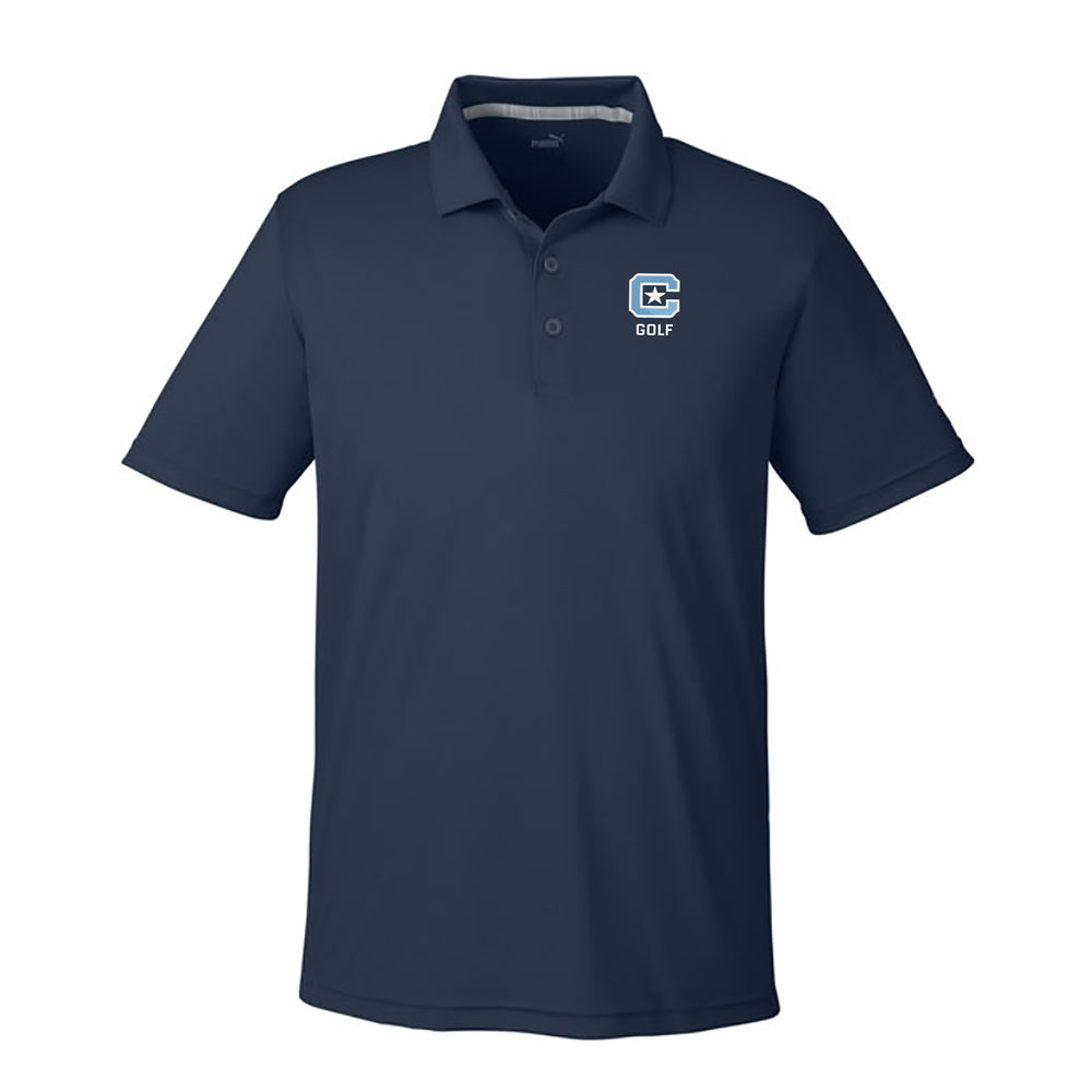 The Citadel, C Star, Golf, Puma Golf Men's Gamer Golf Polo- Navy