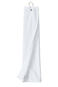 Load image into Gallery viewer, The Citadel, Flag BRP, Port Authority® Grommeted Tri-Fold Golf Towel - White
