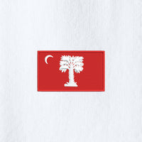Load image into Gallery viewer, The Citadel, Flag BRP, Port Authority® Grommeted Tri-Fold Golf Towel - White
