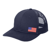 Load image into Gallery viewer, U.S. Port Authority® Snapback Trucker Cap - Navy
