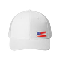 Load image into Gallery viewer, U.S. Port Authority® Snapback Trucker Cap - White
