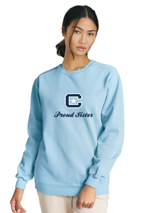 Load image into Gallery viewer, The Citadel Block C, Proud Sister,  Comfort Colors ® Ring Spun Crewneck Sweatshirt
