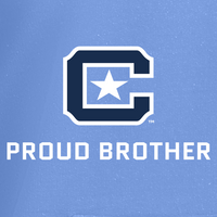 Load image into Gallery viewer, The Citadel Block C Star logo, Proud Brother,  Heavy Blend™ Hooded Sweatshirt
