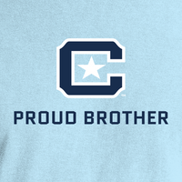 Load image into Gallery viewer, The Citadel Block C, Proud Brother, Embroidered Comfort Colors ® Ring Spun Crewneck Sweatshirt
