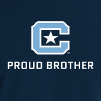 Load image into Gallery viewer, The Citadel Block C, Proud Brother, Embroidered Comfort Colors ® Ring Spun Crewneck Sweatshirt

