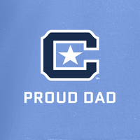 Load image into Gallery viewer, The Citadel Block C Star logo, Proud dad,  Heavy Blend™ Hooded Sweatshirt
