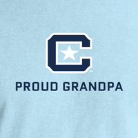 Load image into Gallery viewer, The Citadel Block C, Proud Grandpa, Embroidered Comfort Colors ® Ring Spun Crewneck Sweatshirt
