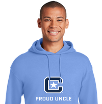 Load image into Gallery viewer, The Citadel Block C Star logo, Proud Uncle,  Heavy Blend™ Hooded Sweatshirt
