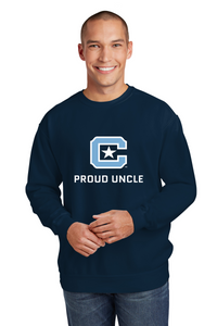 Load image into Gallery viewer, The Citadel Block C, Proud Uncle, Embroidered Comfort Colors ® Ring Spun Crewneck Sweatshirt
