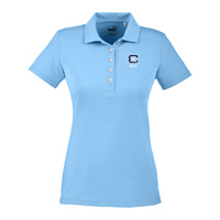 Load image into Gallery viewer, The Citadel, C Star,  Club Sport Golf, Puma Golf Ladies&#39; Fusion Polo Shirt - Peacoat - Blue Bell

