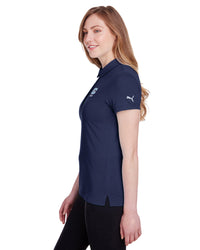 Load image into Gallery viewer, The Citadel, C Star,  Club Sport Golf, Puma Golf Ladies&#39; Fusion Polo Shirt - Peacoat -Navy
