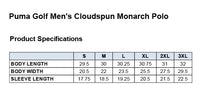 Load image into Gallery viewer, The Citadel, C Star, Puma Golf Men&#39;s Cloudspun Monarch Polo Shirt- Product Specifications
