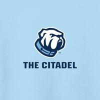 Load image into Gallery viewer, The Citadel Bulldog, Toddler Fine Jersey Tee - Light Blue
