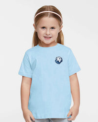 Load image into Gallery viewer, The Citadel, Bulldog, Toddler Fine Jersey Tee - Light Blue
