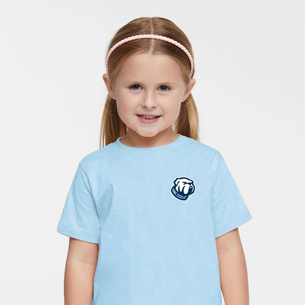 The Citadel, Bulldog, Toddler Fine Jersey Tee - Light Blue
