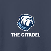 Load image into Gallery viewer, The Citadel Bulldog, Toddler Fine Jersey Tee - Navy
