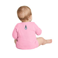 Load image into Gallery viewer, The Citadel, Spike, Rabbit Skins™ Infant Long Sleeve Baby Rib Bodysuit- Pink

