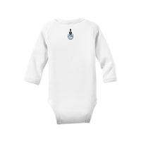Load image into Gallery viewer, The Citadel, Spike, Rabbit Skins™ Infant Long Sleeve Baby Rib Bodysuit- White
