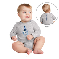 Load image into Gallery viewer, The Citadel Spike Logo, Rabbit Skins™ Infant Long Sleeve Baby Rib Bodysuit - heather
