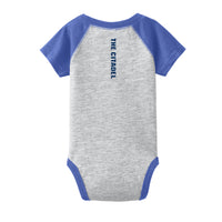 Load image into Gallery viewer, The Citadel C, Rabbit Skins™ Infant Football Fine Jersey Bodysuit
