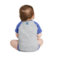 Load image into Gallery viewer, The Citadel Spike, Rabbit Skins™ Infant Football Fine Jersey Bodysuit
