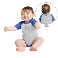 Load image into Gallery viewer, The Citadel Spike, Rabbit Skins™ Infant Football Fine Jersey Bodysuit

