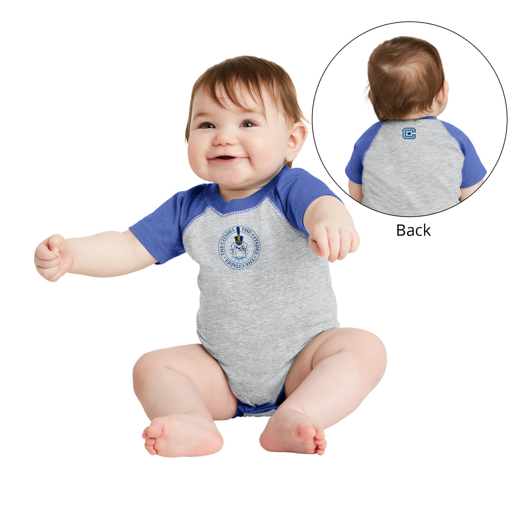 The Citadel Spike, Rabbit Skins™ Infant Football Fine Jersey Bodysuit