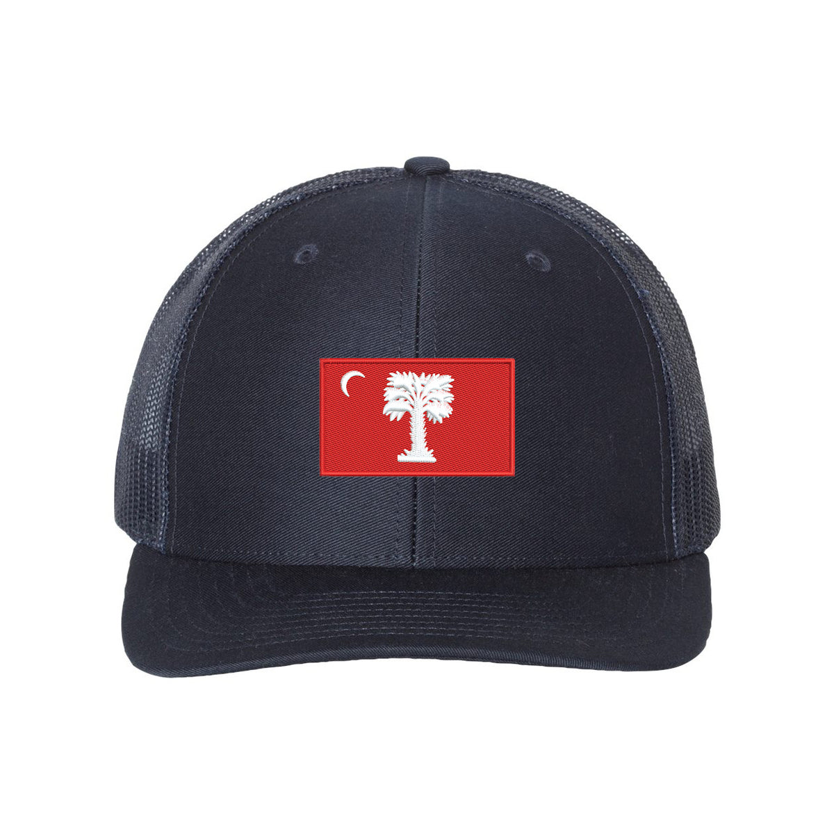 The Citadel, Big Red Palmetto Flag, Richardson - Snapback Trucker Cap- Navy